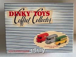 Dinky Toys Atlas Coffret 25cs 3 Fourgons Citroen Type H Sncf Esso & Lampe Mazda