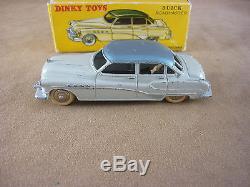 Dinky Toys Buick Roadmaster Beige Toit Bleu Metal N° 24 V Rarissime