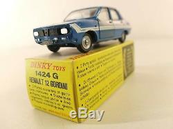 Dinky Toys F n° 1424G Renault 12 Gordini en boite peu fréquent made in France
