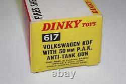 Dinky Toys Fires Shells Volkswagen KDF with P. A. K. 50 mm réf 617 ORIGINAL
