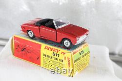 Dinky Toys France 1/43 Peugeot 204 Cabriolet 511 + Boite Origine
