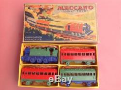 Dinky Toys France Ref 20 Train Voyageurs 1934 Mint in box introuvable