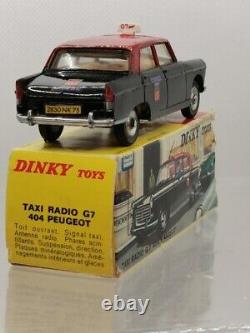 Dinky Toys France réf 1400 Peugeot 404 Taxi G7 ech. 1/43