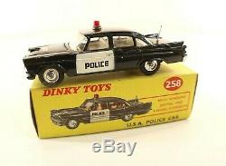 Dinky Toys Gb n° 258 Dodge Royal Sedan USA police car en boîte