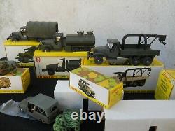 Dinky Toys Militaires Lot 13 Modeles Avec Boites D'origine Etat Exceptionnel