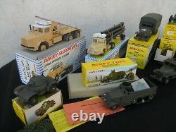 Dinky Toys Militaires Lot 14 Modeles Avec Boites D'origine Etat Exceptionnel