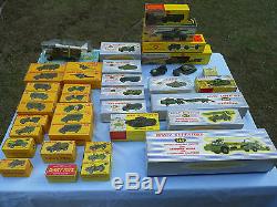 Dinky Toys Militaires Lot 40 Modeles Neufs Boites D'origine Etat Exceptionnel