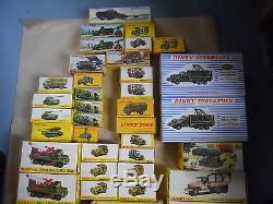 Dinky Toys Militaires Lot 56 Modeles Neufs Boites D'origine Etat Exceptionnel