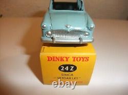 Dinky Toys. Originale Simca Versailles Ref 24 Z + Boite + Superve +
