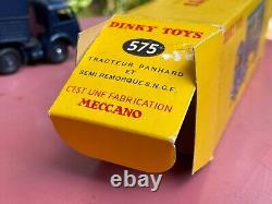 Dinky Toys PANHARD et Semi-remorque SNCF 575 jantes concaves Stock magasin neuf