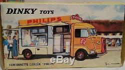 Dinky toys camionnette citroen HY philips N° 587 RARE AAA1960 NO COPIE NO ATLAS