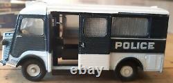 Dinky toys citroen fourgon Police 566 + boite + manuel 1965