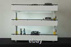 Diorama parking 3 étages avec éclairage voitures miniatures 1/18