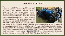 Esval EMEU43018C Amilcar C6 de 1928 bleu Version 1/43