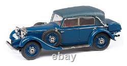 Esval EMEU43043B Mercedes Benz 290 W18 Cabriolet D Top up bleu 1933 1937 1/43