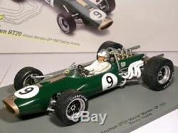 F1 Brabham BT20 #9 Hulme Winner Monaco World Champion 1967 SPARK 1/18 (18S370)