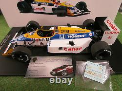 F1 WILLIAMS FW11B # 6 GP JAPON 1987 N. PIQUET 1/18 SPARK 18S118 formule 1 voiture