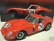 FERRARI 250 GTO 1963 LE MANS # 24 rouge au 1/18 KYOSHO 08432C voiture miniature