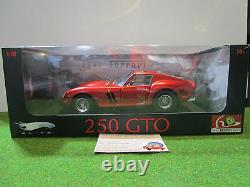 FERRARI 250 GTO 60th Years rouge 1/18 d ELITE HOT WHEELS L2972 voiture miniature