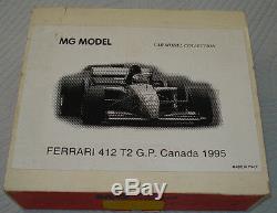 FERRARI 412 T 2 GP Canada'95 ALESI Winner Rare 1/14 scale MG SUPER model KIT