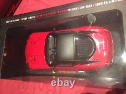 FERRARI 599 GTO Rouge Hot WHEELS Elite 1/18 -T6925 Très Rare 5000 Ex