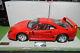 FERRARI F40 rouge red sur socle montée 1/8 POCHER voiture miniature d collection