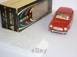 FIAT 1100 D POLITOYS M 526 VERY NEAR MINT AND BOXED ALL ORIGINAL