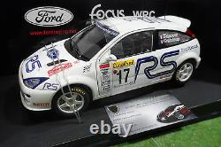 FORD FOCUS WRC #17 RALLYE MONTE CARLO 2001 Delecour 1/18 d AUTOart 80112 voiture