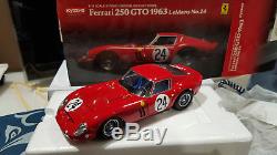 Ferrari 250 GTO Le mans 1963 n° 24 Kyosho 1/18 en boite 08432C