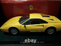 Ferrari 308 GTB JAUNE KYOSHO 1/18 (no HOTWHEELS NO ÉLITE)