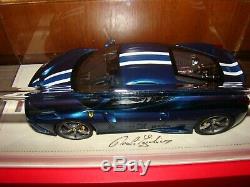 Ferrari 458 Speciale Mr Collection Nart Blue White Stripe 1/18 Eme Tres Rare