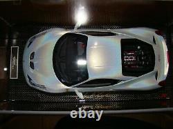 Ferrari 458 Speciale Mr Collection One Off Reflective Pearl White 1/18 Eme Rar