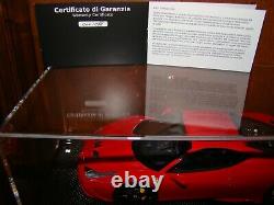 Ferrari 458 Speciale Mr Collection One Off Rosso Corsa Carbon 1/18 Eme Rare