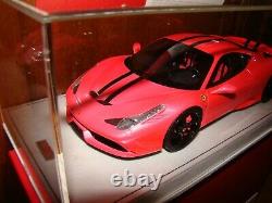Ferrari 458 Speciale Mr Collection Pink Flasch 1/18 Eme Superbe Et Tres Rare
