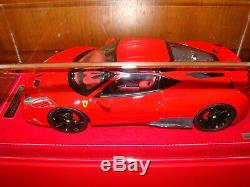 Ferrari 458 Speciale Mr Collection Rosso Scuderia Carbon Stripe 1/18 Eme