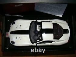 Ferrari 599 Gto Mr Collection Fuji White /black Stripe 1/18 Eme Limited Rare