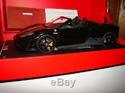Ferrari F430 16m Scuderia Spider Mr Collection 1/18 Eme Noir Daytona Tres Rare