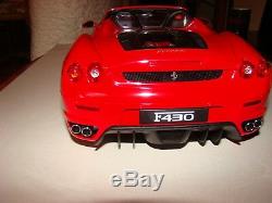 Ferrari F430 Spider Rouge De Agostini Echelle 1/10 Eme Superbe Et Tres Rare
