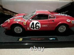 Ferrari dino 246 GT LM 1972 hotwheels elite 1/18 (no kyosho)
