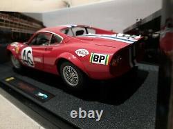 Ferrari dino 246 GT LM 1972 hotwheels elite 1/18 (no kyosho)