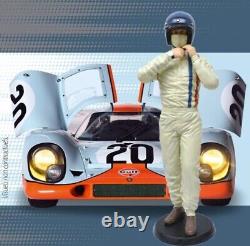 Figurine Steve Mc Queen le Mans Porsche 1/8 Mouvie Figur