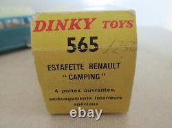 French Dinky 565 Renault Estafette Camping Car Mib 9 En Boite Very Nice L@@k