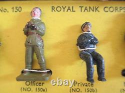GB Dinky 150 Royal Tank Corps Personnel Vnmib Uncommon Set Peu Courant L@@k