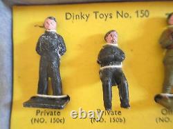 GB Dinky 150 Royal Tank Corps Personnel Vnmib Uncommon Set Peu Courant L@@k