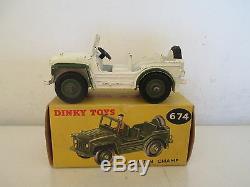 GB Dinky 674 Unaustin Champ Military Jeep Militaire Onu Vnmib Very Nice L@@k