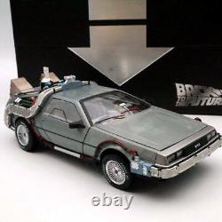 Hot Wheels 1/18 Back To The Future Time Machine Delorean BLY44 WITH LIGHT &SOUND
