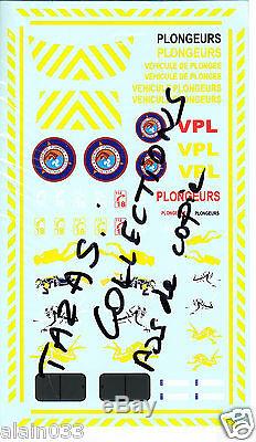 IVECO DAILY 2014 POMPIERS PLONGEURS + 2 FIGURINES + DÉCALs MOMACO 1/43 Ref 120