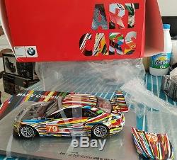 Jeff Koons BMW 1/18 M3 GT2 art car collector New in Box