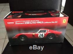 Kyosho 08432 C FERRARI 250 GTO 1963 LE MANS # 24 1/18