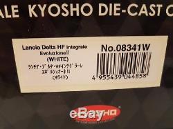 Kyosho 1/18 Lancia Delta HF Integrale Evoluzione II WHITE 08341W